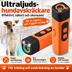 Ultraljuds Hundavskräckare med LED – För Träning & Oönskat Beteende-2