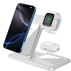 3-i-1 Trådlös Laddstation - iPhone Magsafe + Apple Watch + AirPods-2