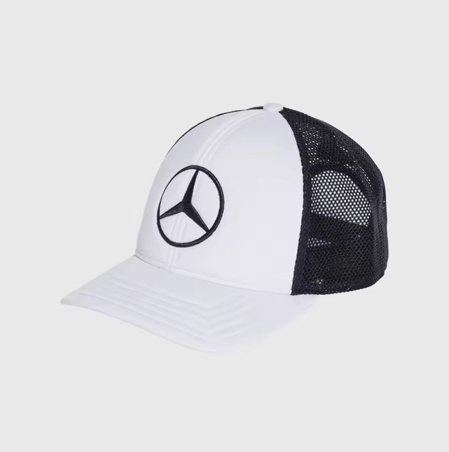 Mercedes Keps - Svart/Vit