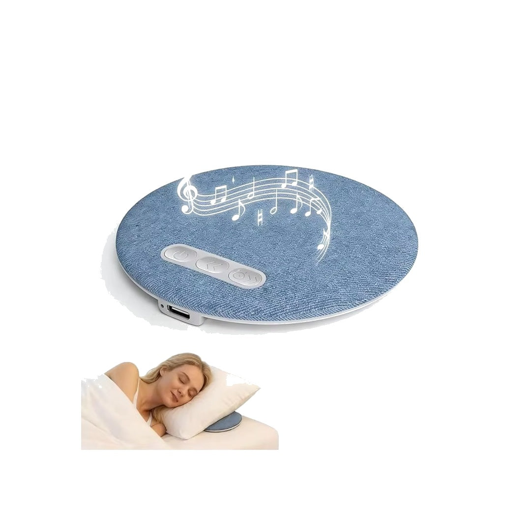 BT-kuddehögtalare för sömn Mini bärbar under kudden-högtalare med vitt brus-timer automatisk avstängning trådlöst sömnstöd