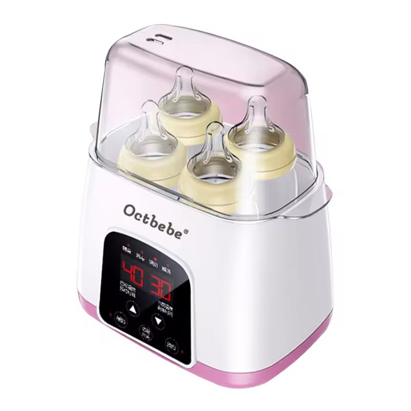 Elektrisk Flaskvärmare & Sterilisator – Snabb Uppvärmning med Timer & Display-1