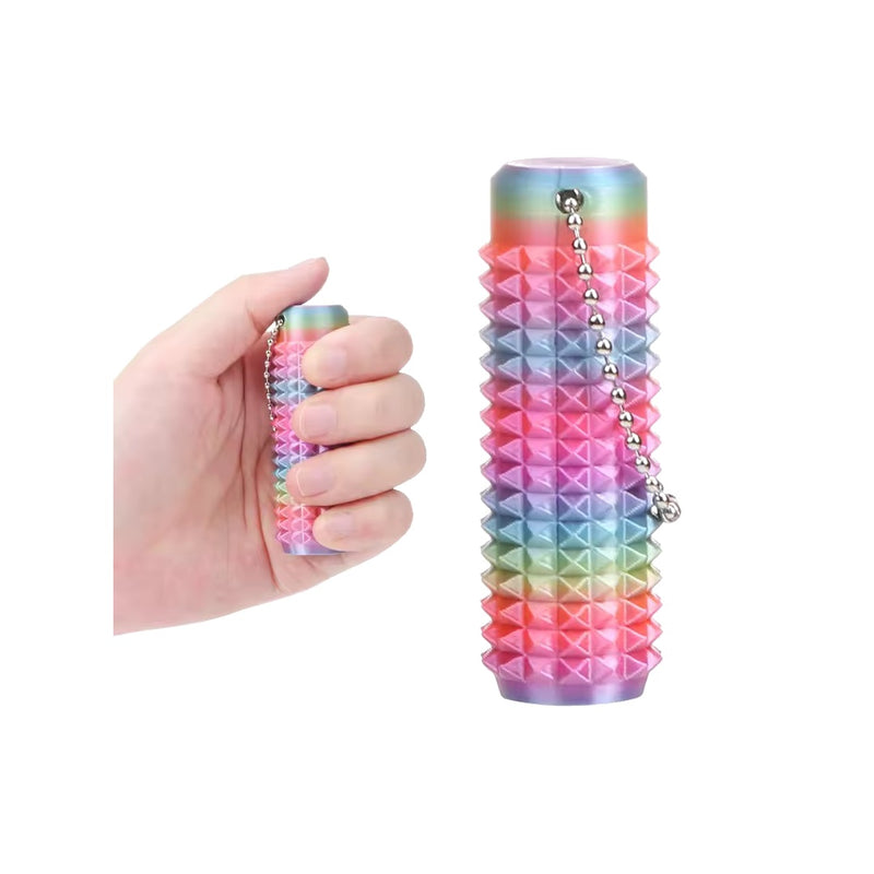 Spiky Fidget Nyckelring - Smärtlindrande, Ångest Stress Relief Fingermassageleksak, Sensorisk Fidget Gadget-1