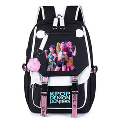 KPOP Demon Hunters Ryggsäck – Trendig Skolväska med Stil & Funktion-1