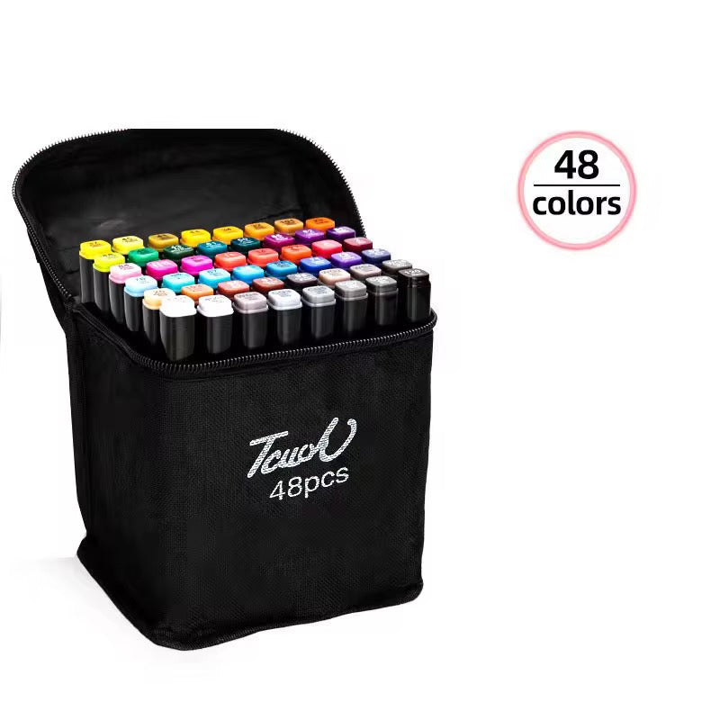 48-Pack Marker Pennor – Professionellt Ritset