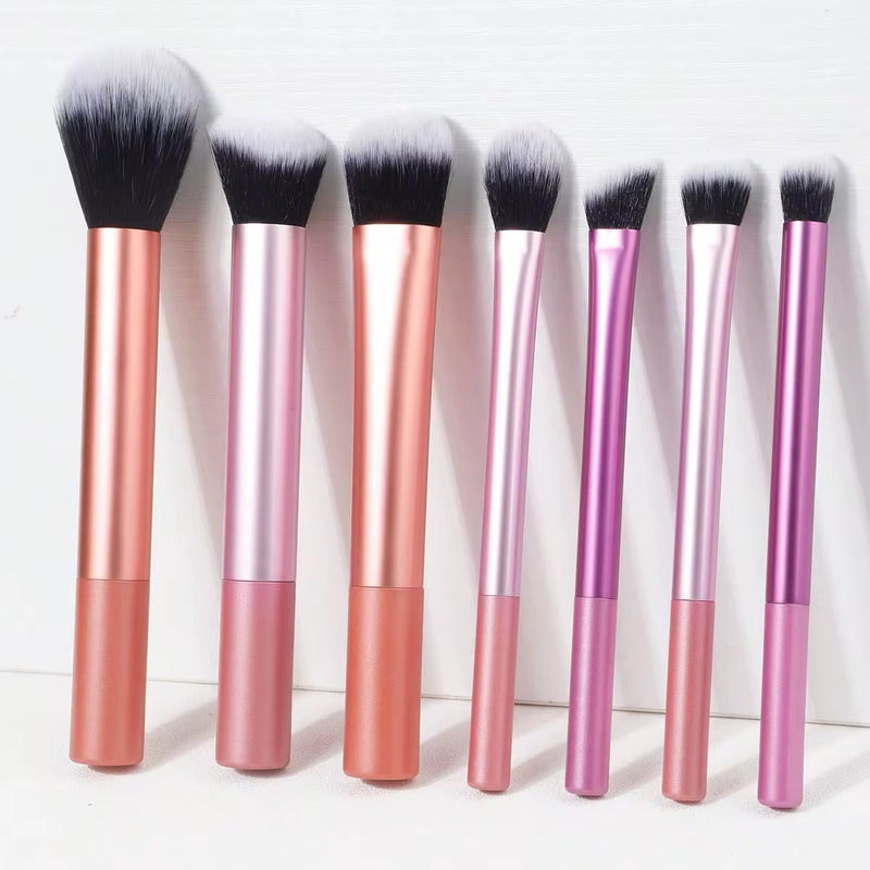 Makeupborstar Set – 8-Pack Sminkborstar (Professionell Finish)-1