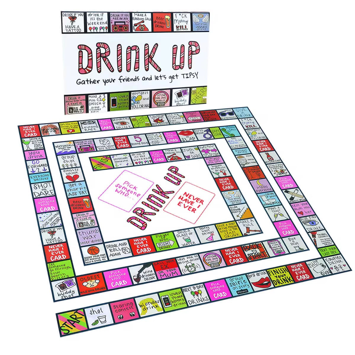 Drink Up – Partyspel för Vuxna (Drickspel & Sällskapsspel)-1