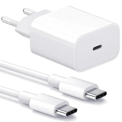 20W USB-C Snabbladdare med USB-C till USB-C Kabel – PD Fast Charging för iPhone & Android-1
