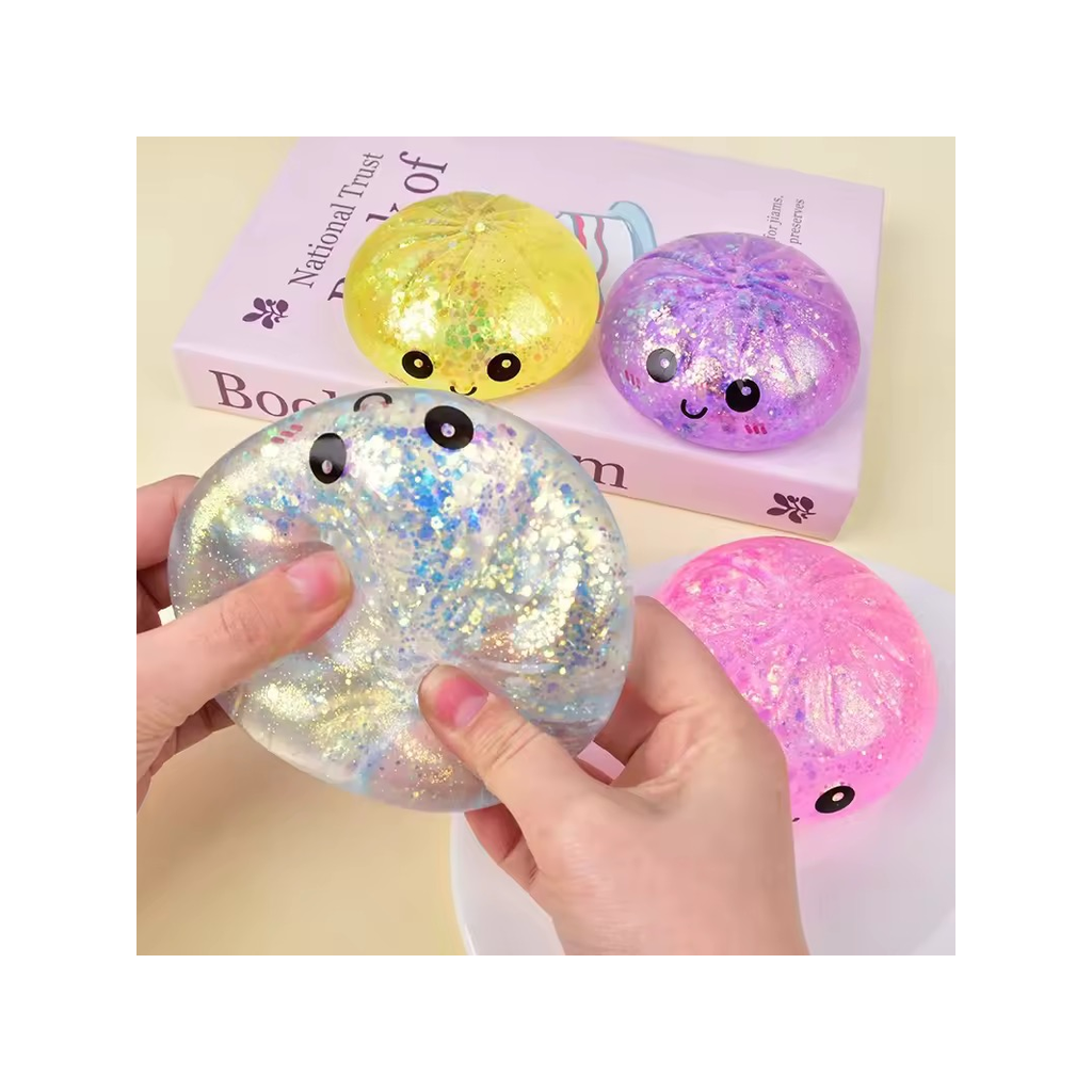 Squishy Dumplings – Fidget Toys med Glitter