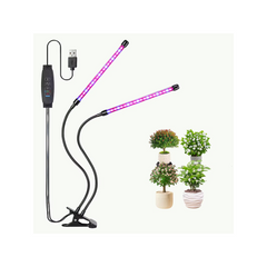Växtlampa, 60 LED fullspektrum odlingslampa Växtljus Växtlampa 3 timers-3
