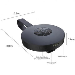Chromecast Ultra HD 4K, WiFi Media Streaming Stick, HDMI TV-spelare, 1080p HDR Streaming-enhet-2