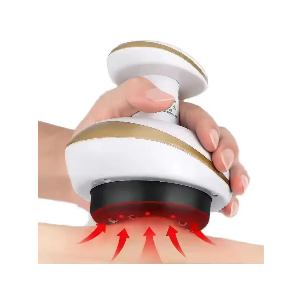 Elektrisk Kroppsmassagerare med Värmeterapi, Massageverktyg för Celluliter och Ryggsmärta