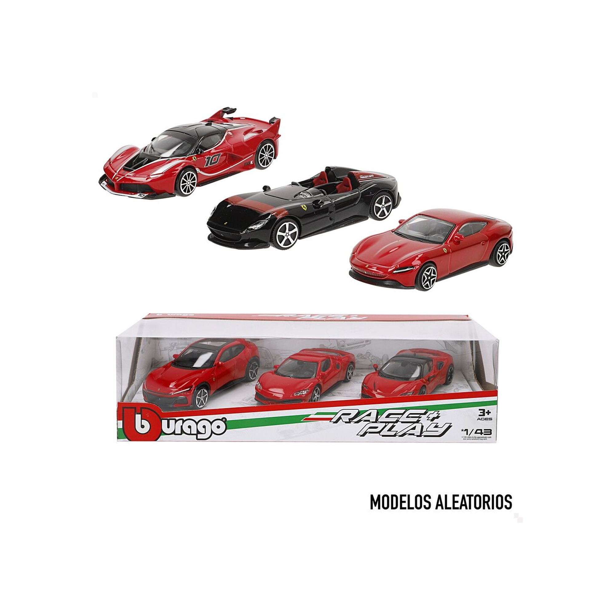 Ferrari 3-Pack Bburago 1:43